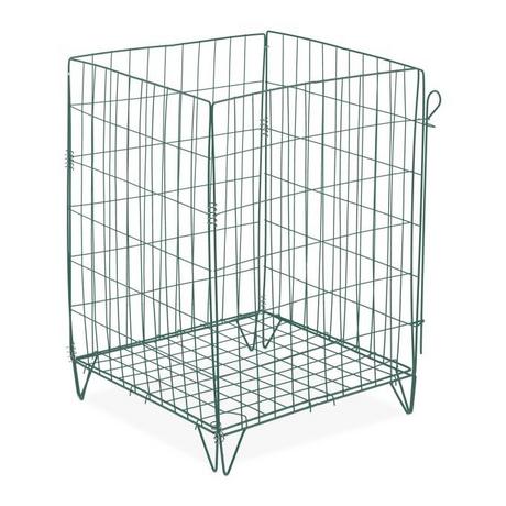 B2X Compost in metallo con griglia per pavimento  