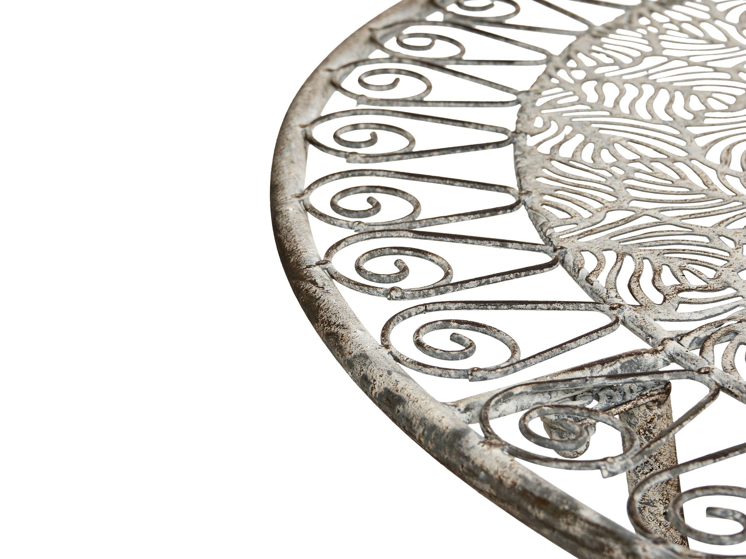 Beliani Tavolino Bistrot en Ferro Retrò NURRA  