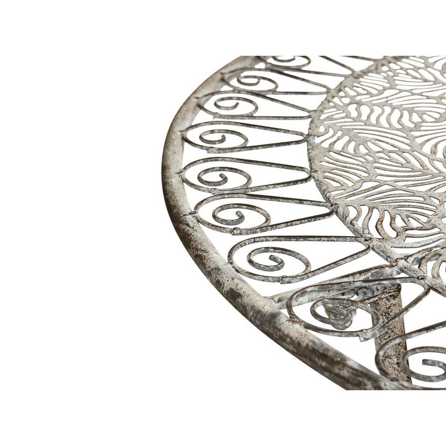 Beliani Table bistrot en Métal Rétro NURRA  