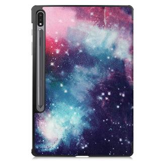 Cover-Discount  Galaxy Tab S8+ / 7+ / FE (12.4) - Étui smart tri-fold 