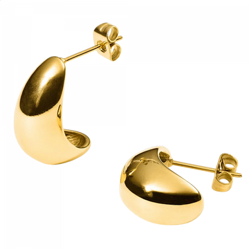 Purelei Big Drop Boucles d'oreilles or