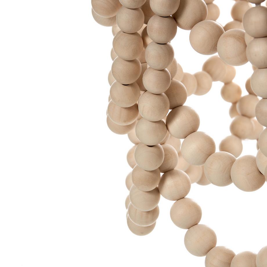 Beliani Lustre en Bois d'hévéa  VERUGAL  