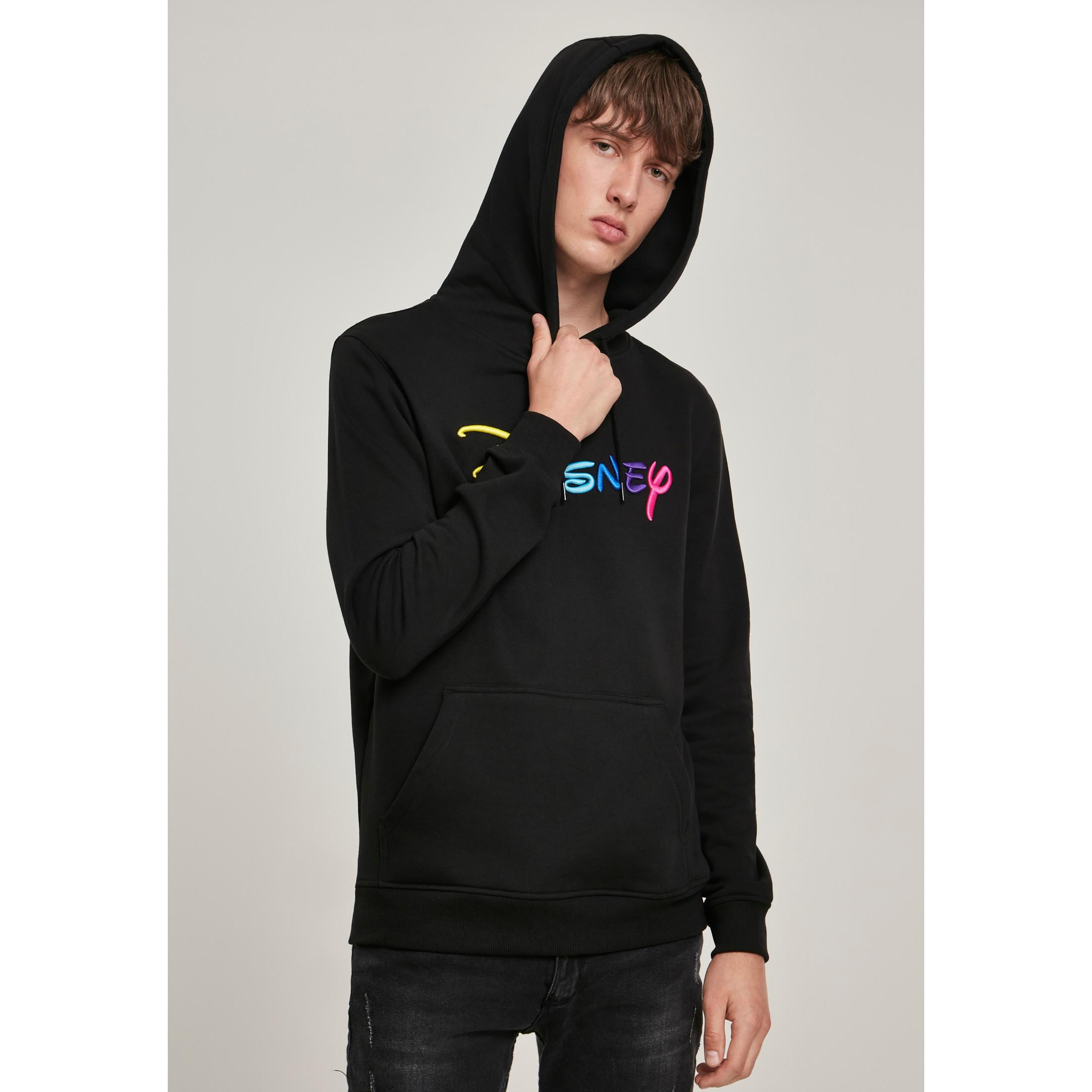 URBAN CLASSICS Disney Rainbow Logo Kapuzenpullover  