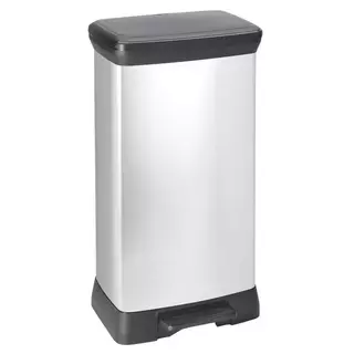 Poubelle touch Touch Bin Anti-empreinte digitale 60 l, Matt Steel