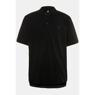 JP1880  Polo Basic coupe ventre confort à manches courtes, en maille piquée  noir 