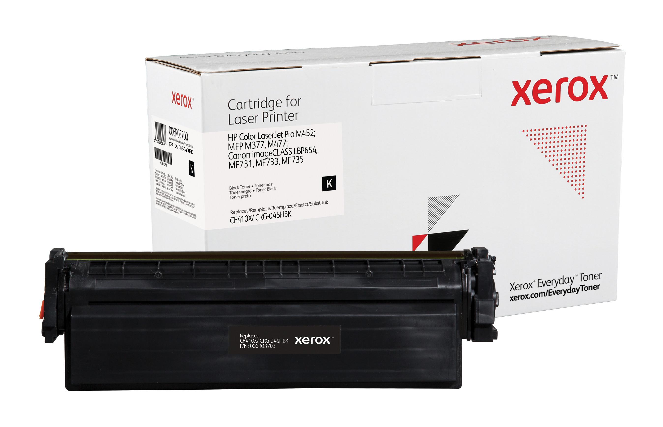 XEROX  Everyday Toner ™ di  Nero compatibile con HP 201X (CF410X/ CRG-046HBK), High capacity 