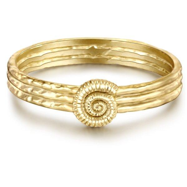 Image of Ring Muschel Damen Gold 50