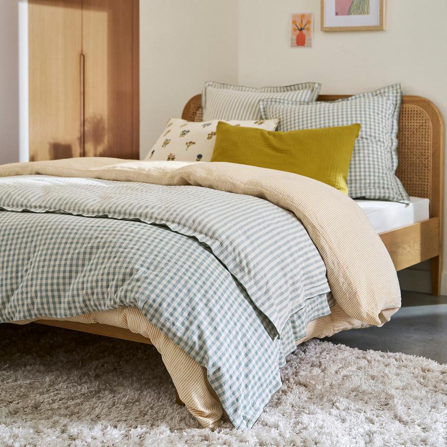 La Redoute Intérieurs Cottage Copripiumino Cotone Seersucker  