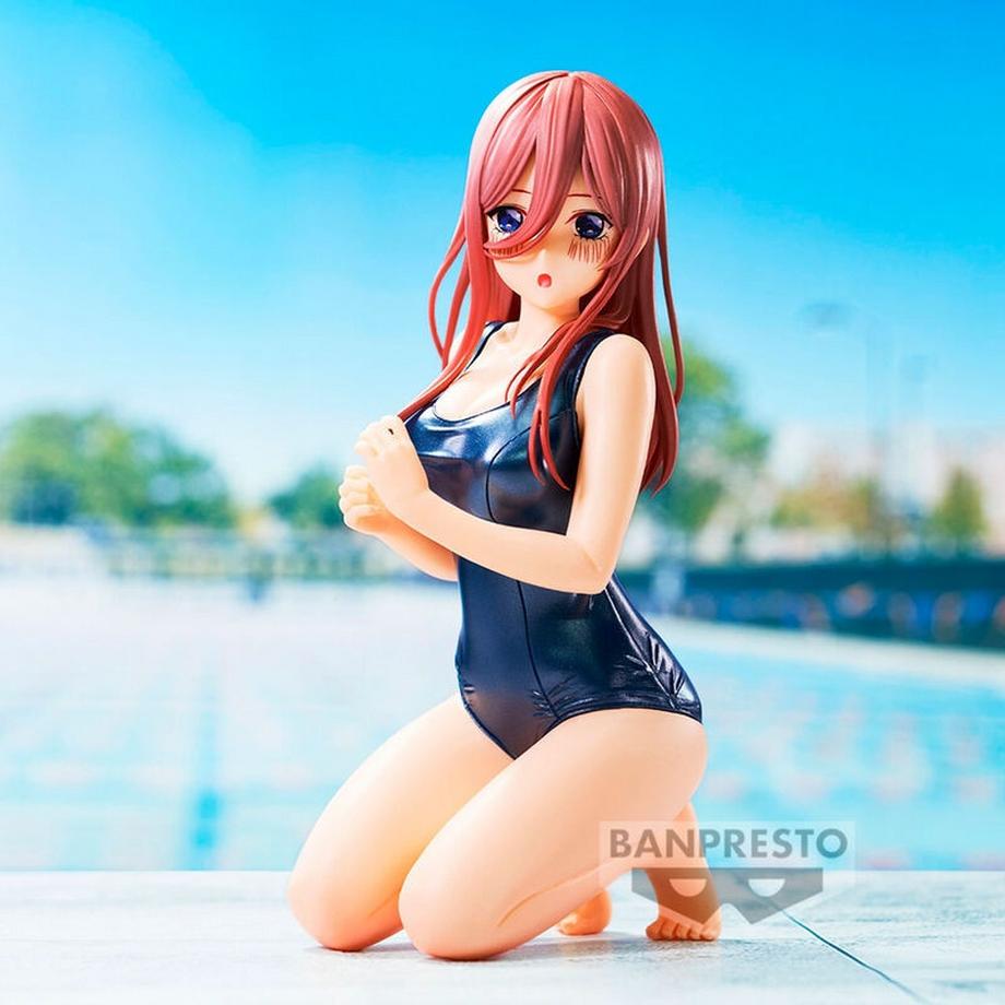Banpresto  Die Quintessential Quintuplets Movie Celestial Vivi Schule Stil Miku Nakano Figur 12cm 