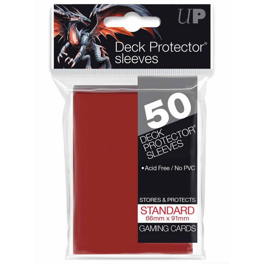 Ultra PRO Sleeves / Hüllen Red Standard Size