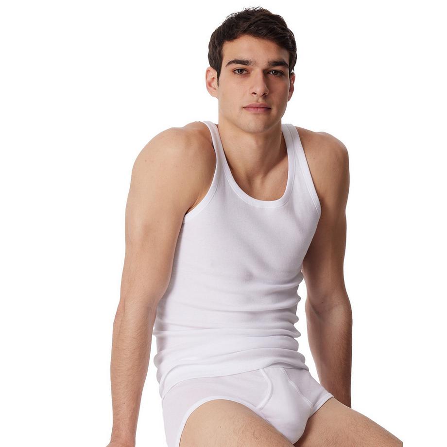 Schiesser Essentials Confezione da 2 Canottiere Vestibilità confortevole  