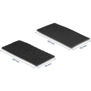 DeLock  carrés en velcro, 10 pièces 