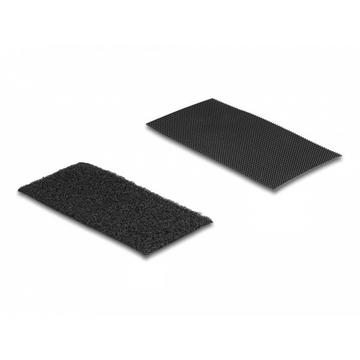 Klettpad selbstklebend mit Haft- und Flauschpad L 100 x B 50 mm Set 10 Stück