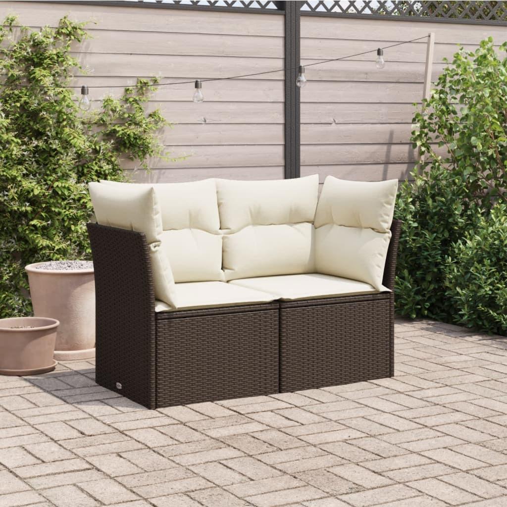 VidaXL Gartensofa poly-rattan  