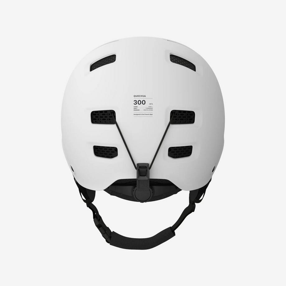 QUECHUA  Ski- und Snowboardhelm Erwachsene und Kinder, FS 300 matt weiss 