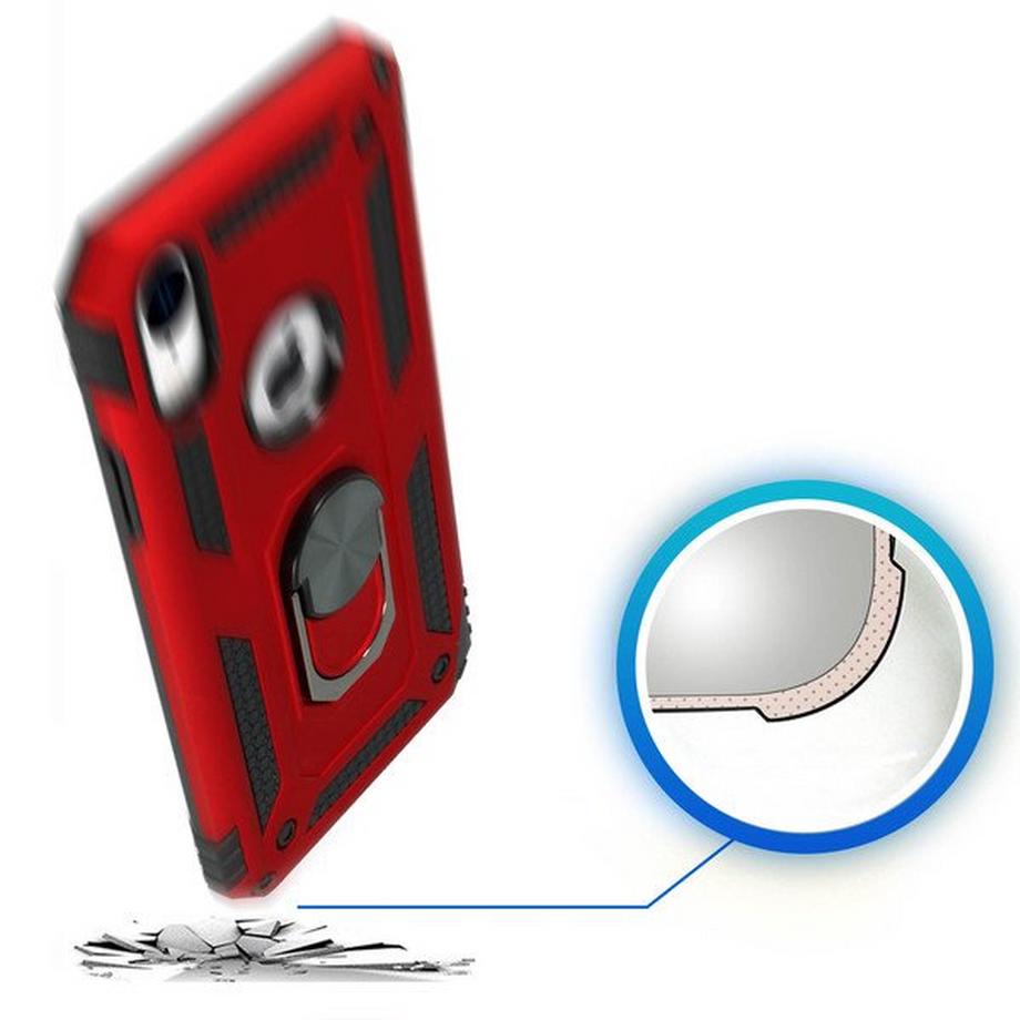 Avizar  Coque Antichoc iPhone XR Rouge 