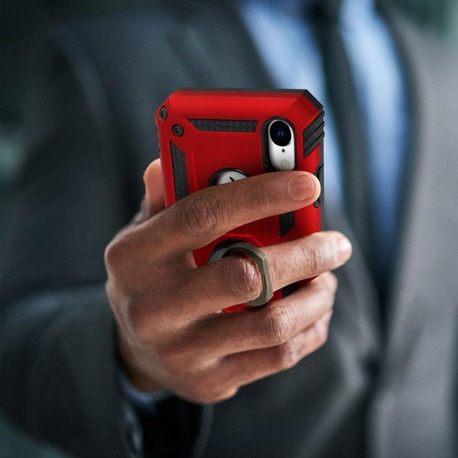 Avizar  Coque Antichoc iPhone XR Rouge 