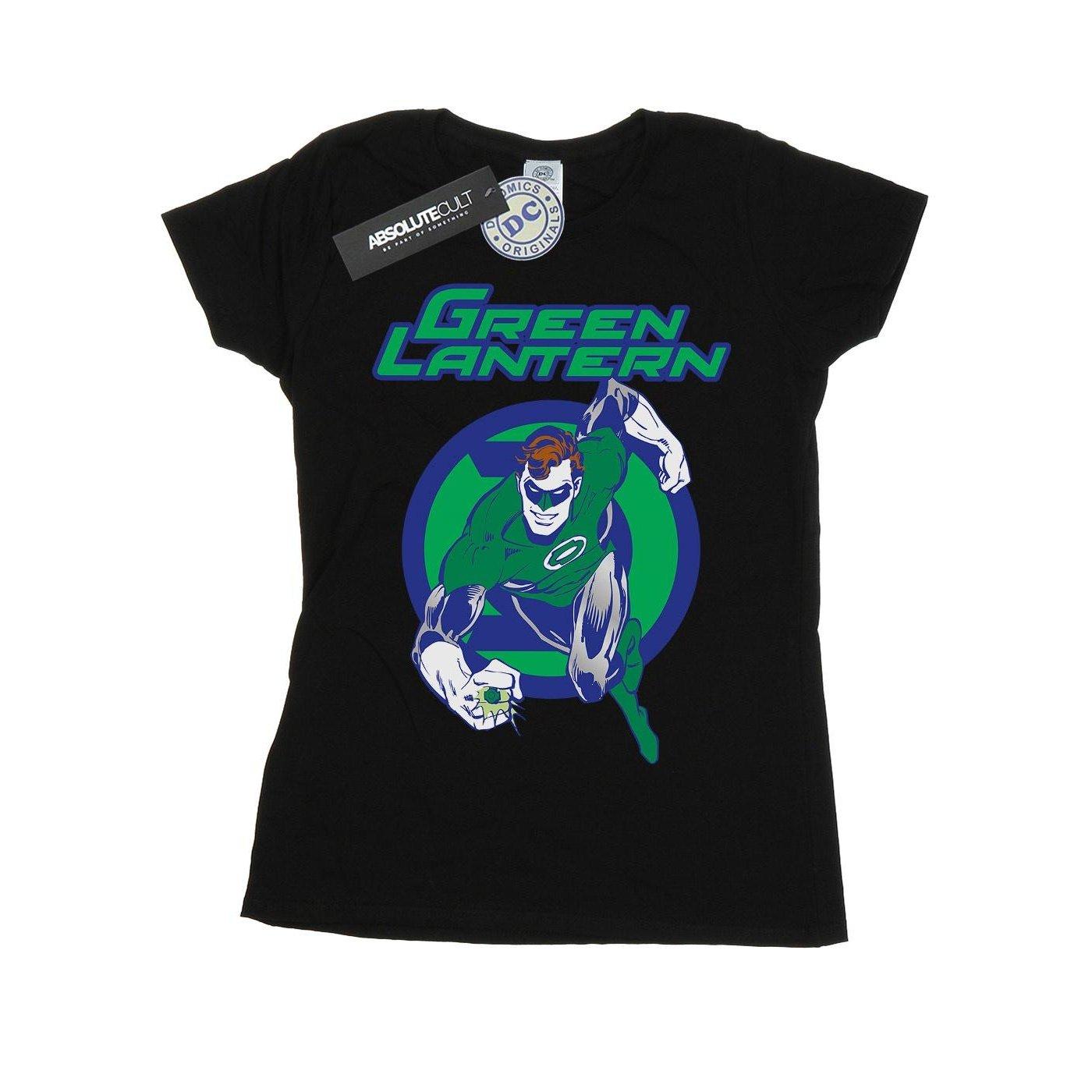Image of Green Lantern Leap Tshirt Damen Schwarz XXL