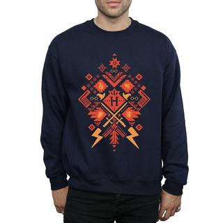 Harry Potter  Weihnachten Fair Isle Sweatshirt aus Baumwolle 