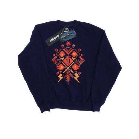 Harry Potter  Sweatshirt de Noël en coton Fair Isle 