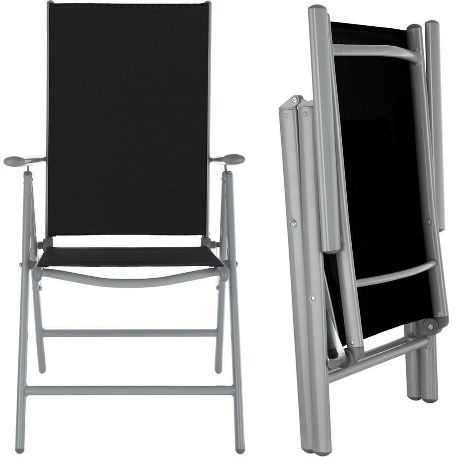 Tectake Set di sedute in alluminio Ercolano per 6 persone  