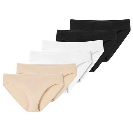 Schiesser  95/5 Coton bio - lot de 6 - Culottes Tai 