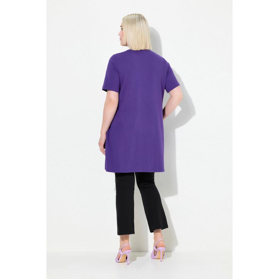 Ulla Popken Longshirt A-Linie Motivdruck  