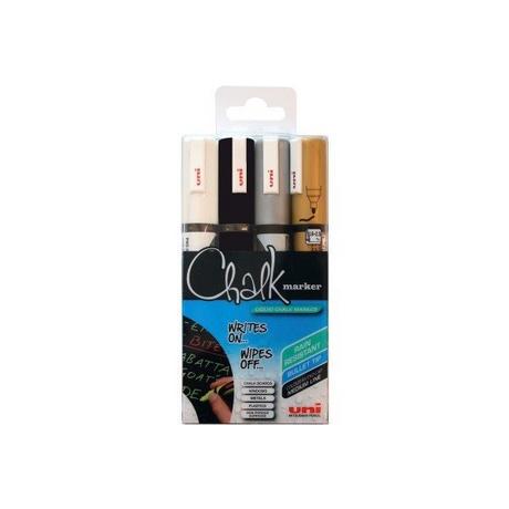 uni-ball UNI-BALL Chalk Marker 1.8-2.5mm PWE5M.4C-5 4 Farben 4 Stück  