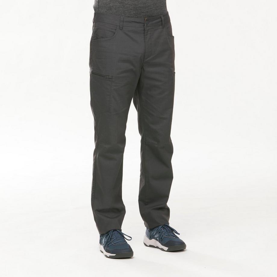 QUECHUA  Pantaloni da trekking uomo regular fit cotone 