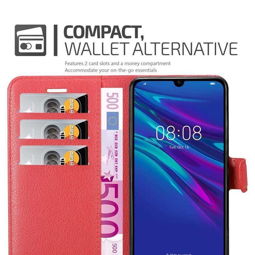 Cadorabo  Housse compatible avec Huawei Y6 2019 - Coque de protection avec fermeture magnétique, fonction de support et compartiment pour carte 