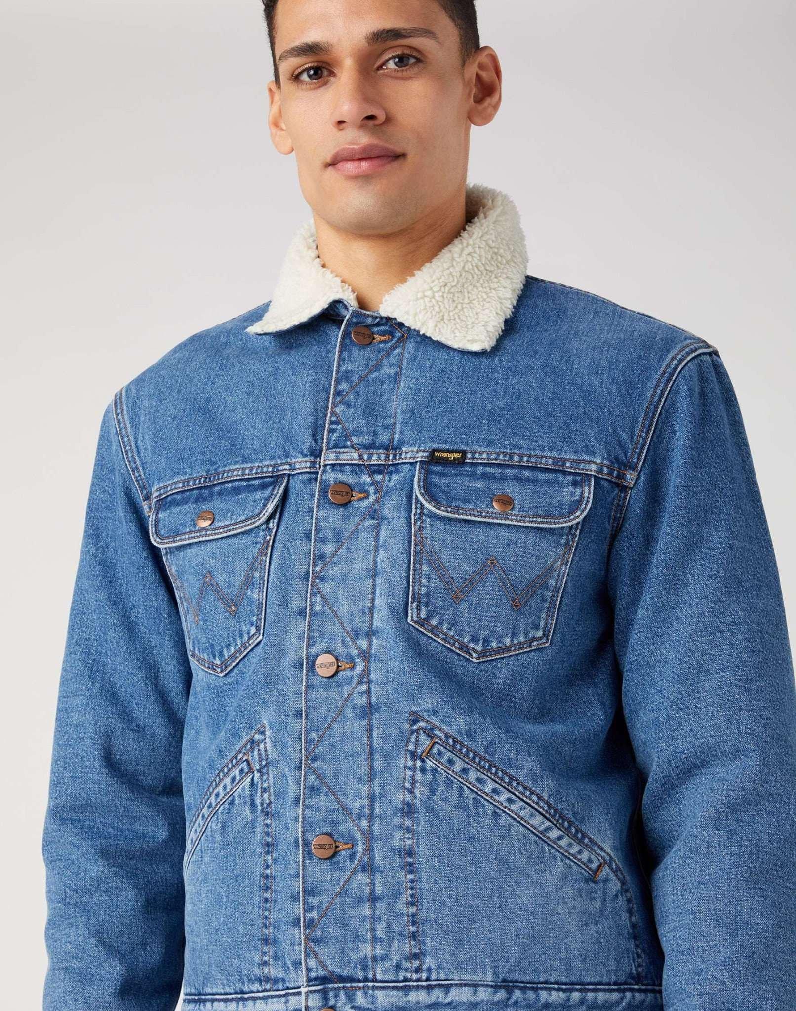 Wrangler  Veste en jean 124MJ Sherpa 