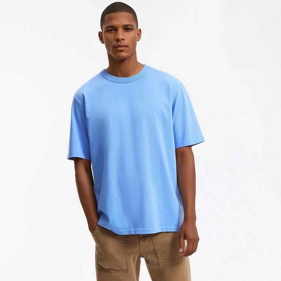 La Redoute Collections T-Shirt aus Baumwolle mit Rundhalsausschnitt und kurzen Ärmeln  