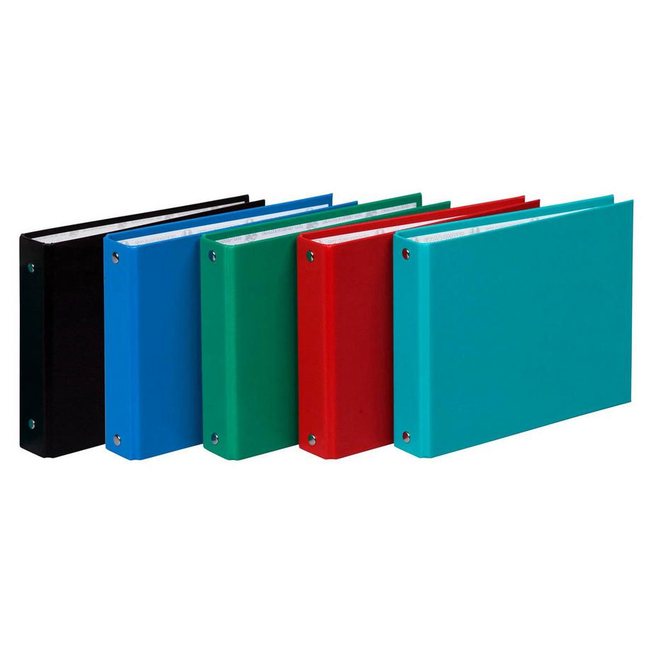 Exacompta Ringbücher PP kaschiert 1,8mm, 2 Ringe 25mm, Rücken 40mm, 16,5x24cm - x 10  