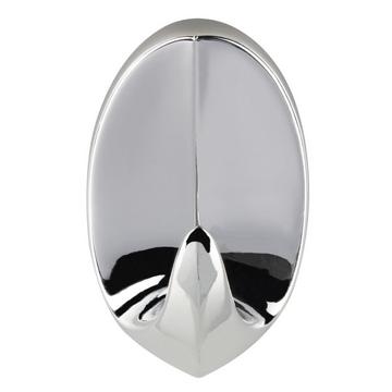 Haken oval gross verchromt