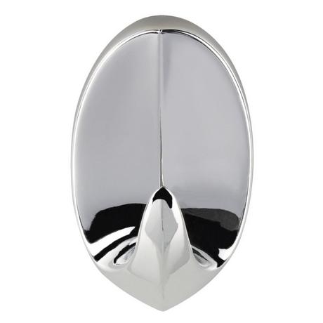 diaqua Haken oval gross verchromt  