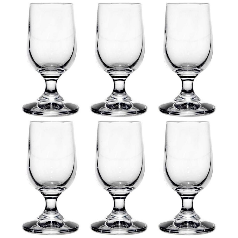 Orion  Ensemble de 6 verres à vin élégants - verre de haute qualité, lavable au lave-vaisselle 