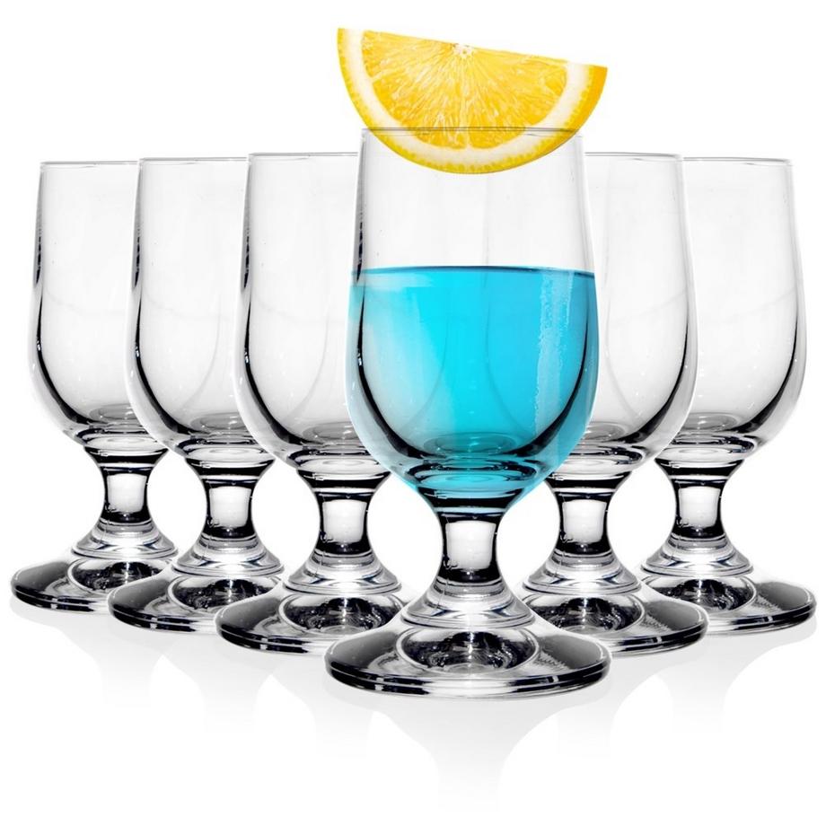 Orion  Ensemble de 6 verres à vin élégants - verre de haute qualité, lavable au lave-vaisselle 