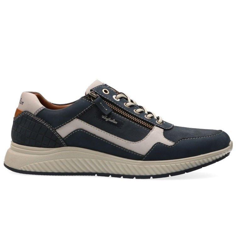 Image of Hatchback - Leder Sneaker Herren Blau 45