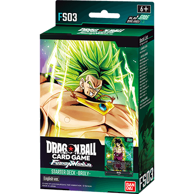 Bandai  Dragonball Super Card Game - Fusion World FS03 Starter Deck Broly - EN 