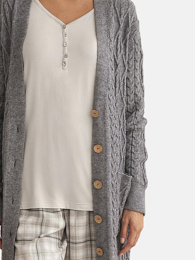 Selmark  Cardigan veste d'intérieur à boutonnière COMPLEMENTOS 