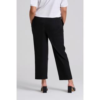 Ulla Popken  Pantalon chino Ruby 7/8 - taille élastique, jambe droite et large 