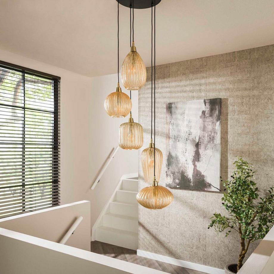 mutoni industrial Lampe à suspendre V-Shape 5L  