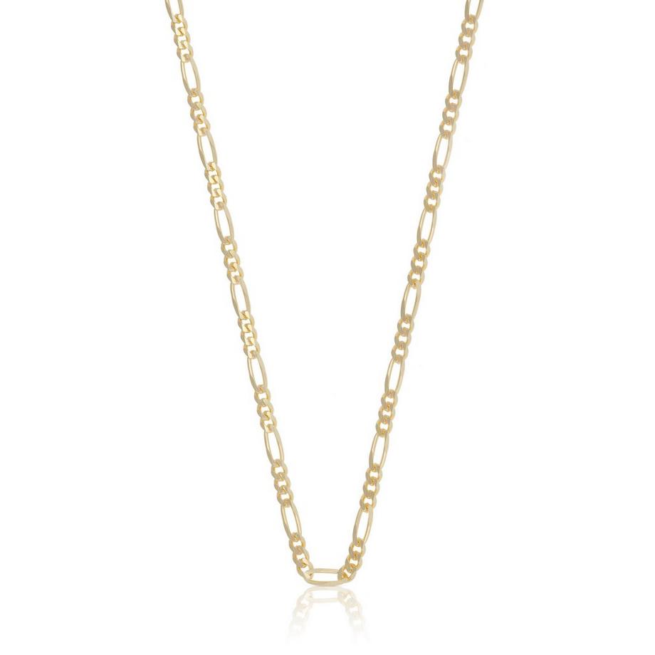 Collier figaro or jaune 750, 2.9mm, 45cm