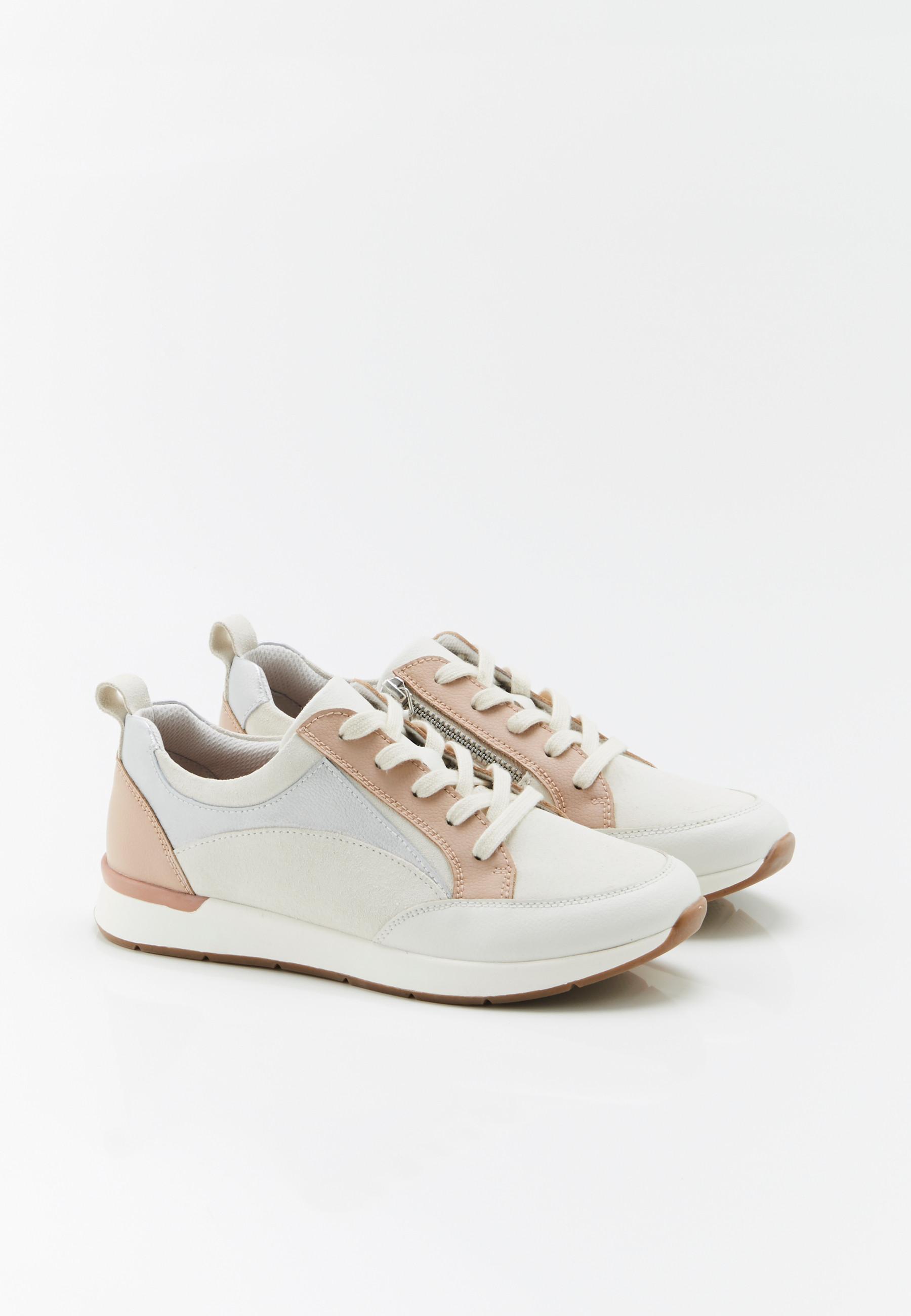 Image of Schillernde Sneakers Damen Weiss 38