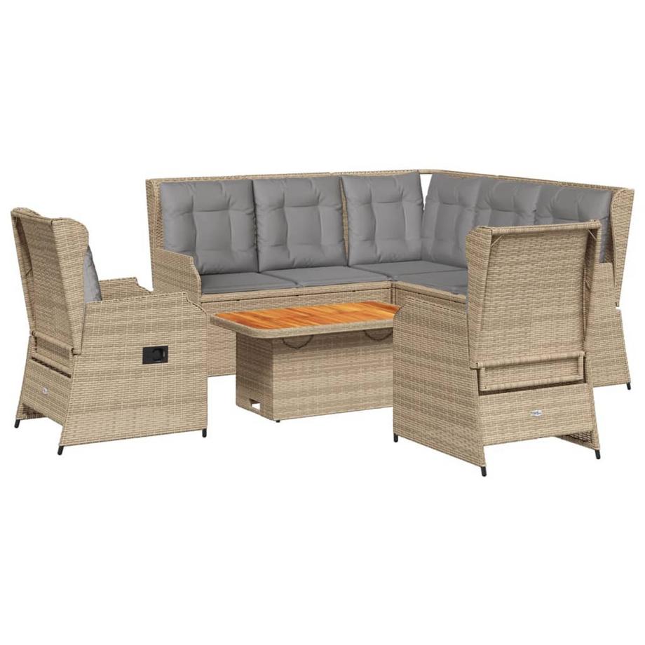set salotti da giardino Polirattan