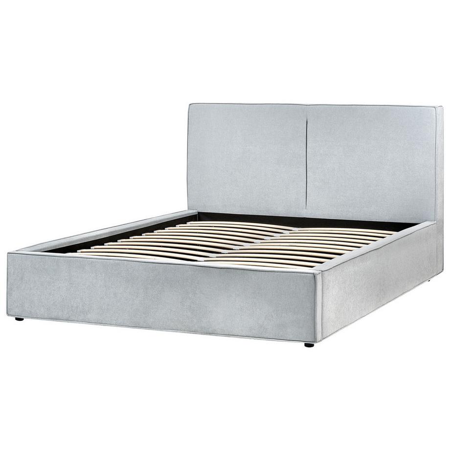 Beliani Letto contenitore en Tessuto Moderno MOISSAC  