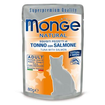 Naturale per gatti con tonno e salmone - Multipack