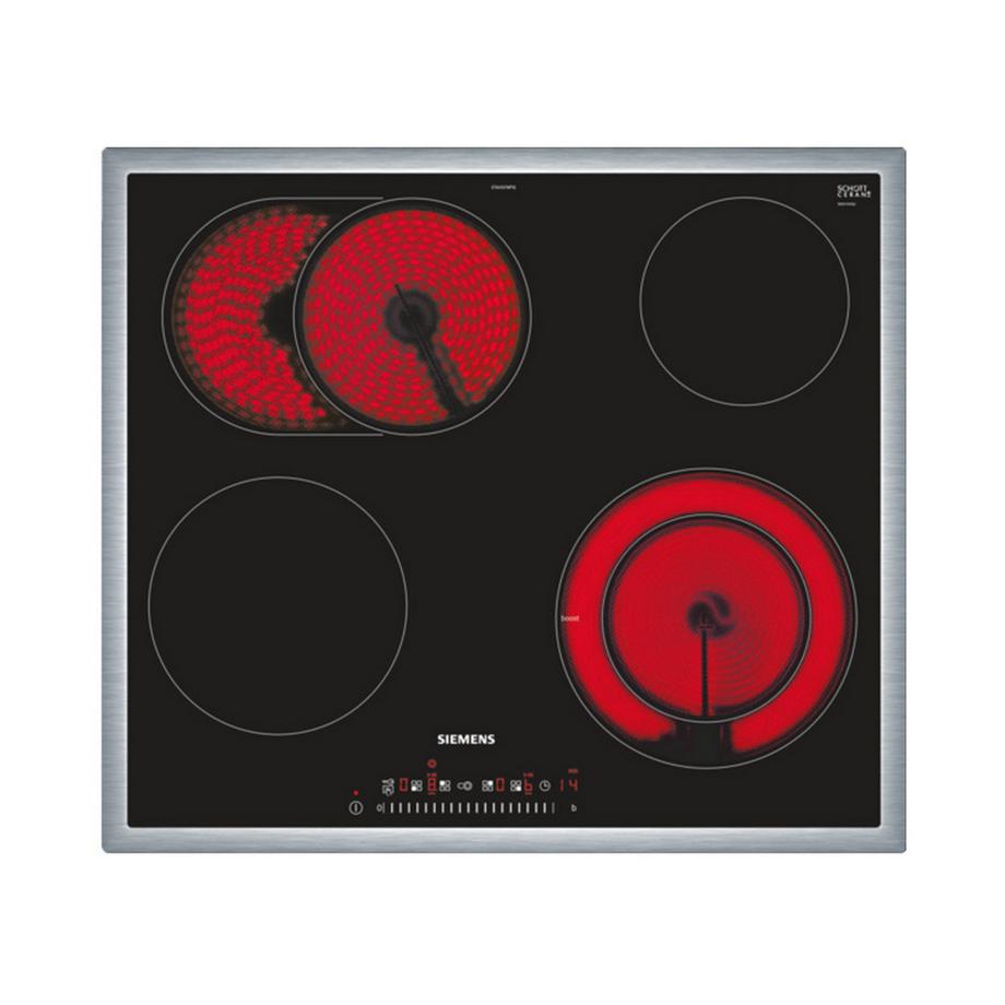 Siemens Glaskeramik Kochstellen 60 cm Facetten design ET645FNP1C  