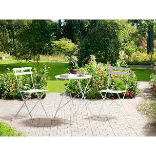 Beliani Bistro Set aus Stahl Modern FIORI  