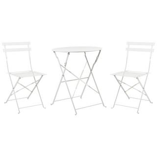 Beliani Bistro Set aus Stahl Modern FIORI  